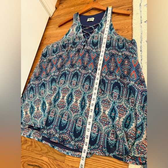 Show Me Your MuMu Rancho Mirage Lace Up Tunic size Small - Picture 9 of 10